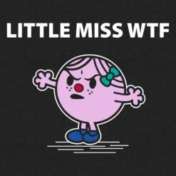 Women's WTF Tank - Black -Daily Clothing Store GS5917 Women s W.T.F. Tank Black front artwork WEB READY