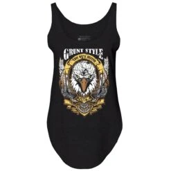 Women's Easy Rider Flowy Tank - Black -Daily Clothing Store GS5960 Women sEasyRiderFlowyTank BlackFRONT