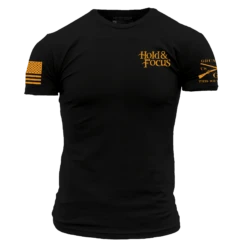 Hold And Focus T-Shirt - Black -Daily Clothing Store GS6056 Men sHoldandFocusT Shirt Black WEB READY Front