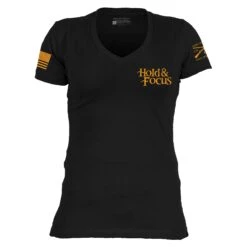 Women's Hold And Focus V-Neck - Black -Daily Clothing Store GS6057 Women sHoldandFocusV Neck Black WEB READY 0000 Front