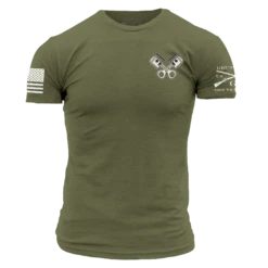 Do No Harm, Take No Sh*t T-Shirt - Military Green -Daily Clothing Store GS6067 Men s Do No Harm Take No Sht T Shirt Military Green WEB READY 2022 0000 Front