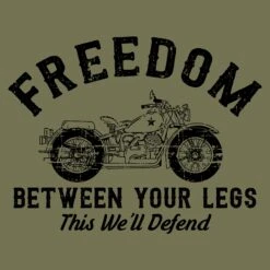 Daily Clothing Store 7 Daily Clothing Store -Daily Clothing Store GS6068 Men s Freedom Between Your Legs T Shirt Military Green WEB READY ARTWORK