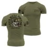 Death Skull T-Shirt - Military Green -Daily Clothing Store GS6070 Men s Death Skull T Shirt Military Green WEB READY BOTH