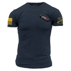 Kiss My Arsenal T-Shirt - Midnight Navy -Daily Clothing Store GS6072 Men sKissMyArsenalT Shirt MidnightNavy WEB READY Front