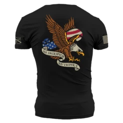 No Sacrifice No Victory T-Shirt - Black -Daily Clothing Store GS6128 Men sNoSacrificeNoVictoryT Shirt Black WEB READY BACK 23bc1933 0ed2 4aca 873e cd6259d21d6d