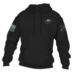 Uncle Sam Freedom Rider Hoodie - Black -Daily Clothing Store GS6150 Men sUncleSamFreedomRiderHoodie Black WEB READY FRONT