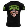 Cowabunga! America T-Shirt - Black 2 Cowabunga! America T-Shirt - Black -Daily Clothing Store GS6157 Men sCowabunga AmericaT Shirt Black WEB READY