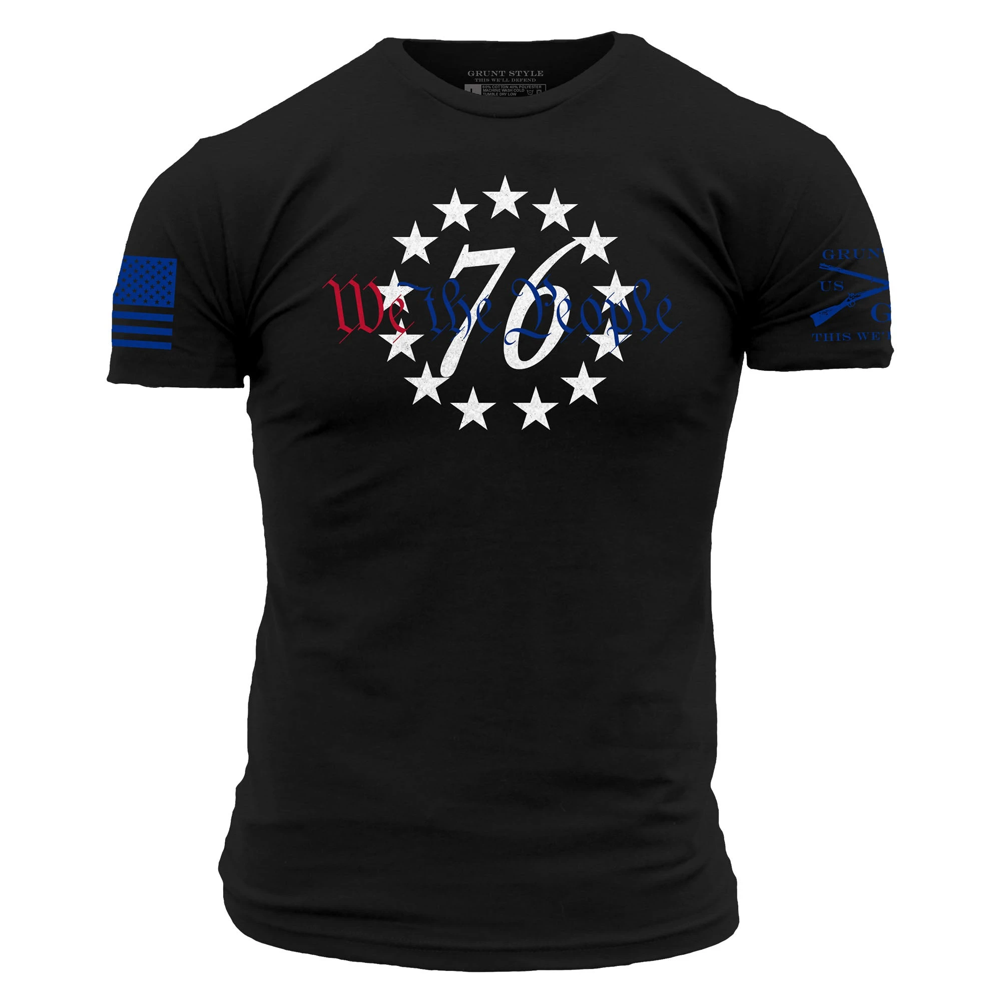 76 We The People T-Shirt - Black 3 76 We The People T-Shirt - Black