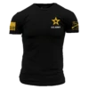Army Basic Full Logo T-Shirt - Black -Daily Clothing Store GSAR0039 Men sArmyBasicFullLogoT Shirt Black WEB READY front