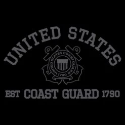 USCG - Est. 1790 T-Shirt - Black 9 USCG - Est. 1790 T-Shirt - Black -Daily Clothing Store GSCG0003 USCG Est.1790Men sTee Black WEB READY frontART