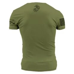 USMC - Est. 1775 T-Shirt - Military Green 7 USMC - Est. 1775 T-Shirt - Military Green -Daily Clothing Store GSMC0091 USMC Est.1775 MilitaryGreen STANDARD WEB READYB