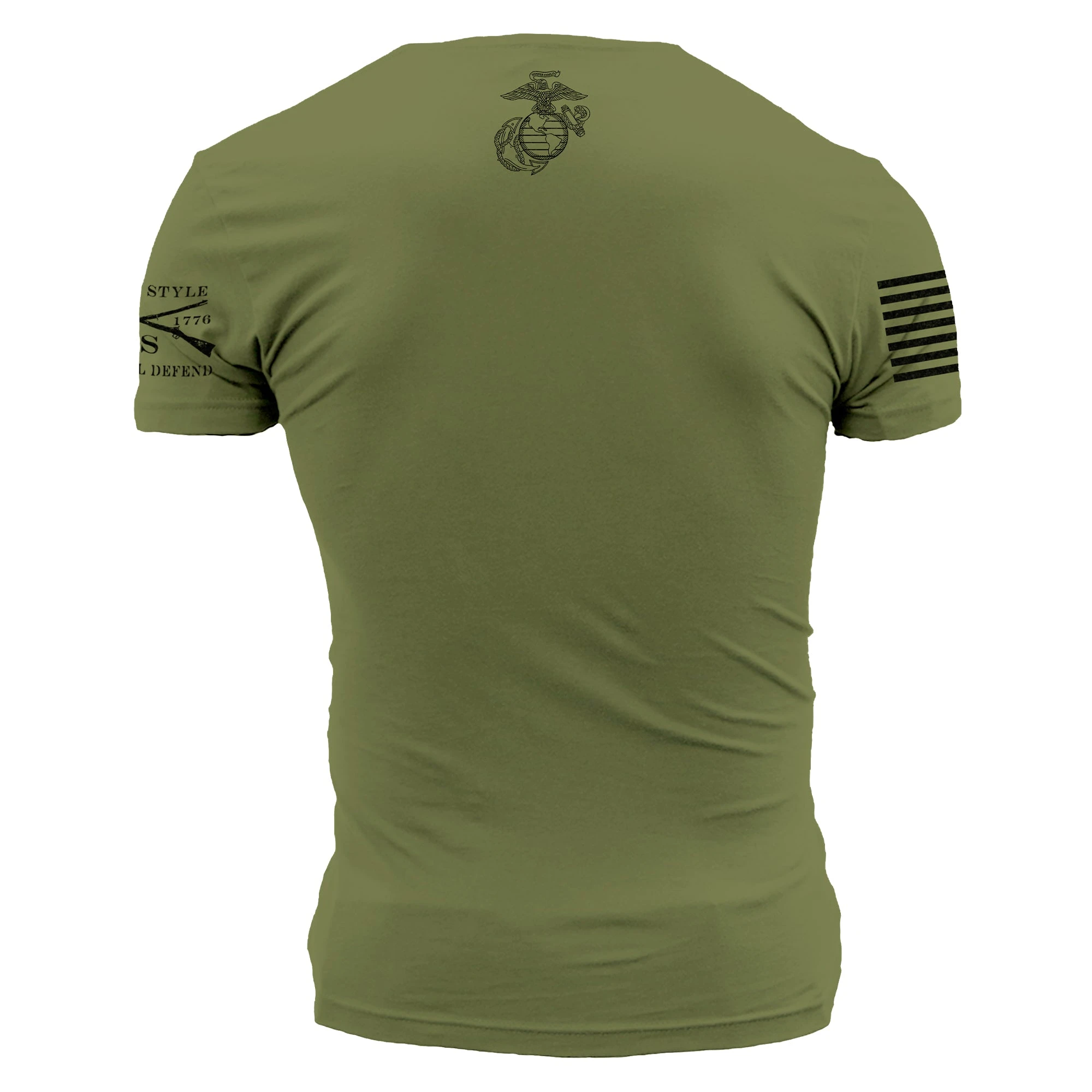 USMC - Est. 1775 T-Shirt - Military Green 5 USMC - Est. 1775 T-Shirt - Military Green - Image 3