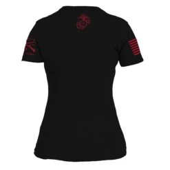 USMC - Women's Est. 1775 T-Shirt - Black 7 USMC - Women's Est. 1775 T-Shirt - Black -Daily Clothing Store GSMC0094 USMC Women sEst.1775 Black STANDARD WEB READYB