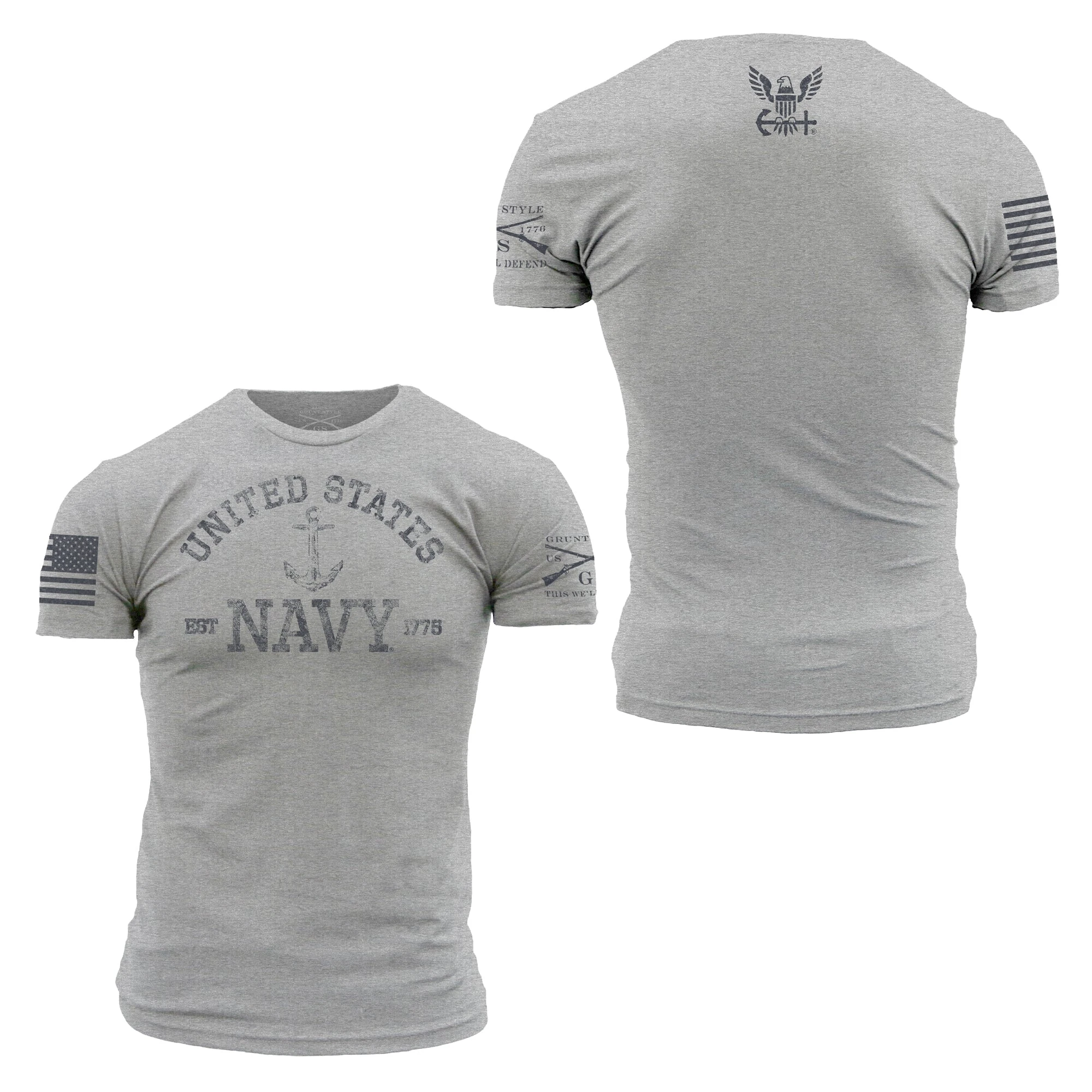 USN - Est. 1775 2.0 T-Shirt - Athletic Heather 3 USN - Est. 1775 2.0 T-Shirt - Athletic Heather