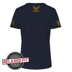 USN - Women's Est. 1775 Relaxed Fit T-Shirt - Navy -Daily Clothing Store GSNV0048 USN Women sEst.1775 Navy STANDARD WEB READYb