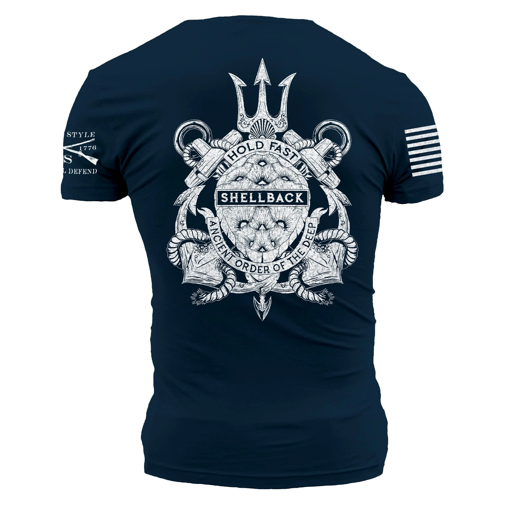 USN - Shellback Seal T-Shirt - Navy 10 USN - Shellback Seal T-Shirt - Navy - Image 8
