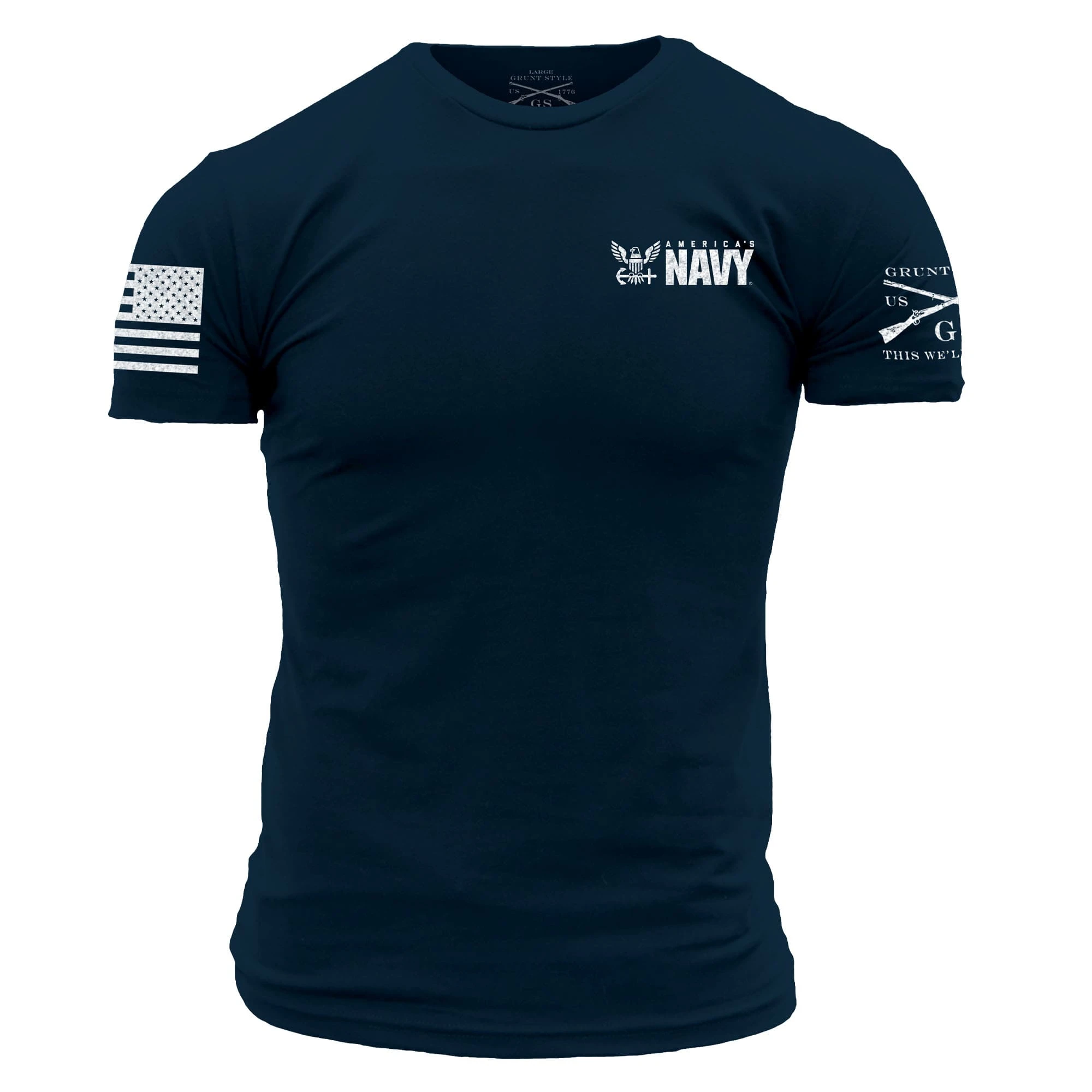 USN - Shellback Seal T-Shirt - Navy 9 USN - Shellback Seal T-Shirt - Navy - Image 7