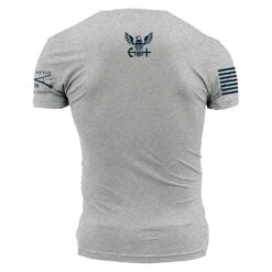 USN - Naval Aviation T-Shirt - Athletic Grey -Daily Clothing Store GSNV0058 USN NavalAviation STANDARD WEB READY BACK min