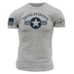 USN - Naval Aviation T-Shirt - Athletic Grey 16 USN - Naval Aviation T-Shirt - Athletic Grey -Daily Clothing Store GSNV0058 USN NavalAviation STANDARD WEB READY FRONT min