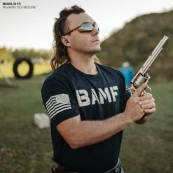 BAMF T-Shirt - Midnight Navy -Daily Clothing Store Model Info Poster 2000x2000 GS5603 BAMFMen sTee MidnightNavy