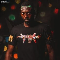 Sweet Pews T-Shirt - Black -Daily Clothing Store Model Info Poster 2000x2000 GS5730SweetPews Black 1