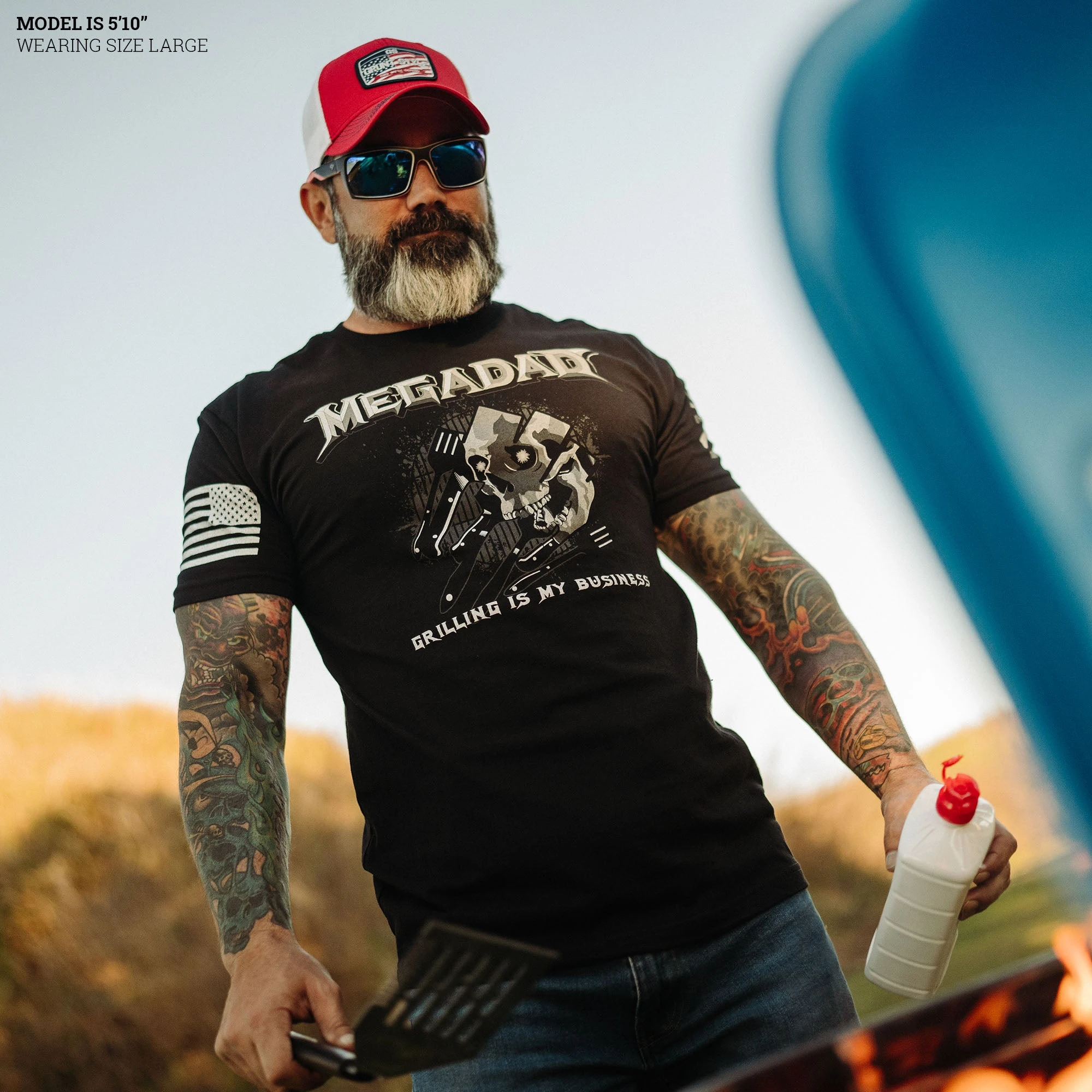 MegaDad T-Shirt - Black 5 MegaDad T-Shirt - Black - Image 3