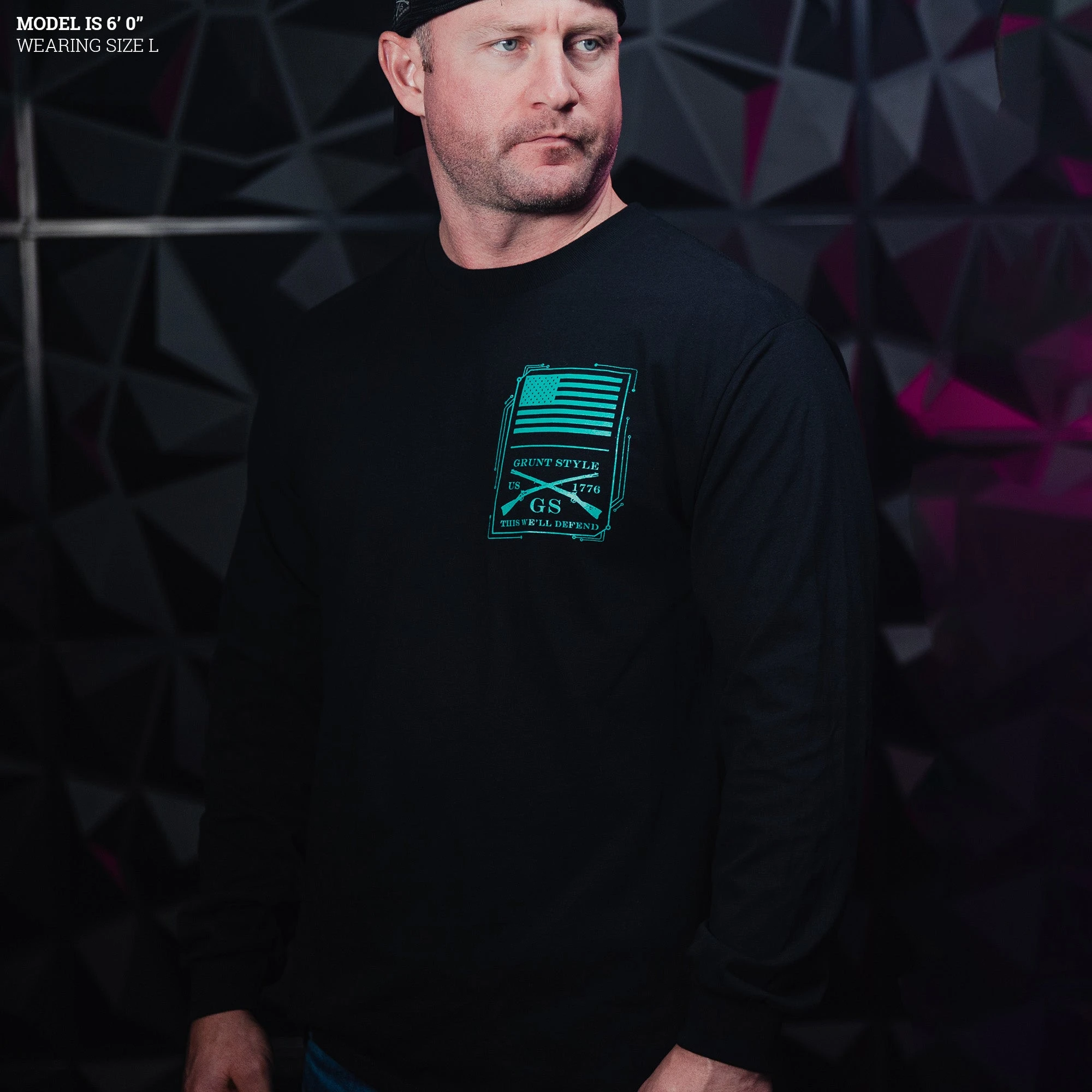 Circuit Skull Long Sleeve - Black 5 Circuit Skull Long Sleeve - Black - Image 3