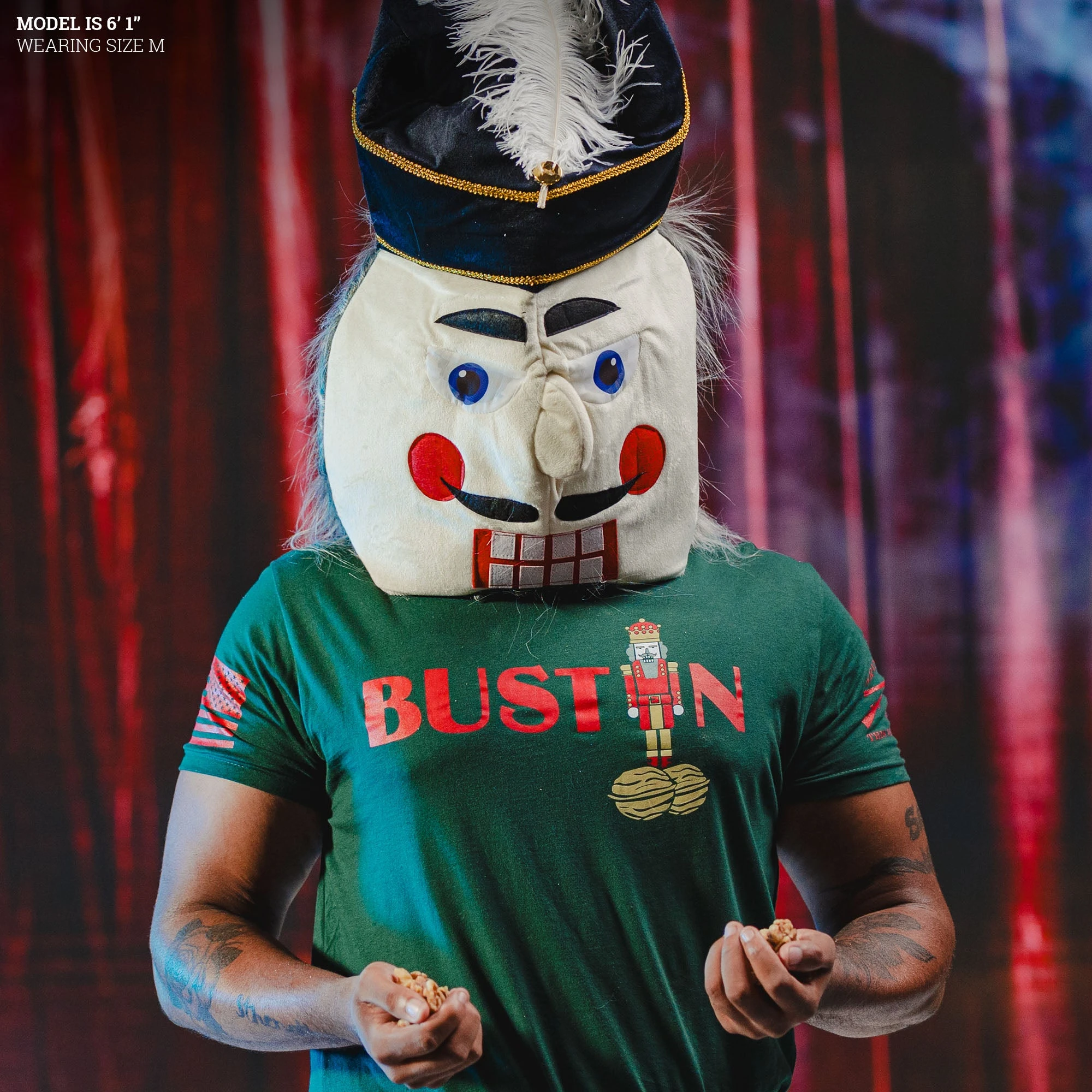 Bustin' T-Shirt - Forest Green 5 Bustin' T-Shirt - Forest Green - Image 3