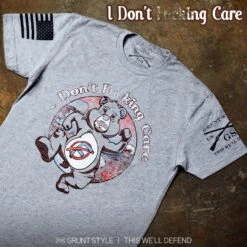 I Don't F*cking Care T-Shirt - Heather Grey 7 I Don't F*cking Care T-Shirt - Heather Grey -Daily Clothing Store Poster 2000X2000 A IDFC