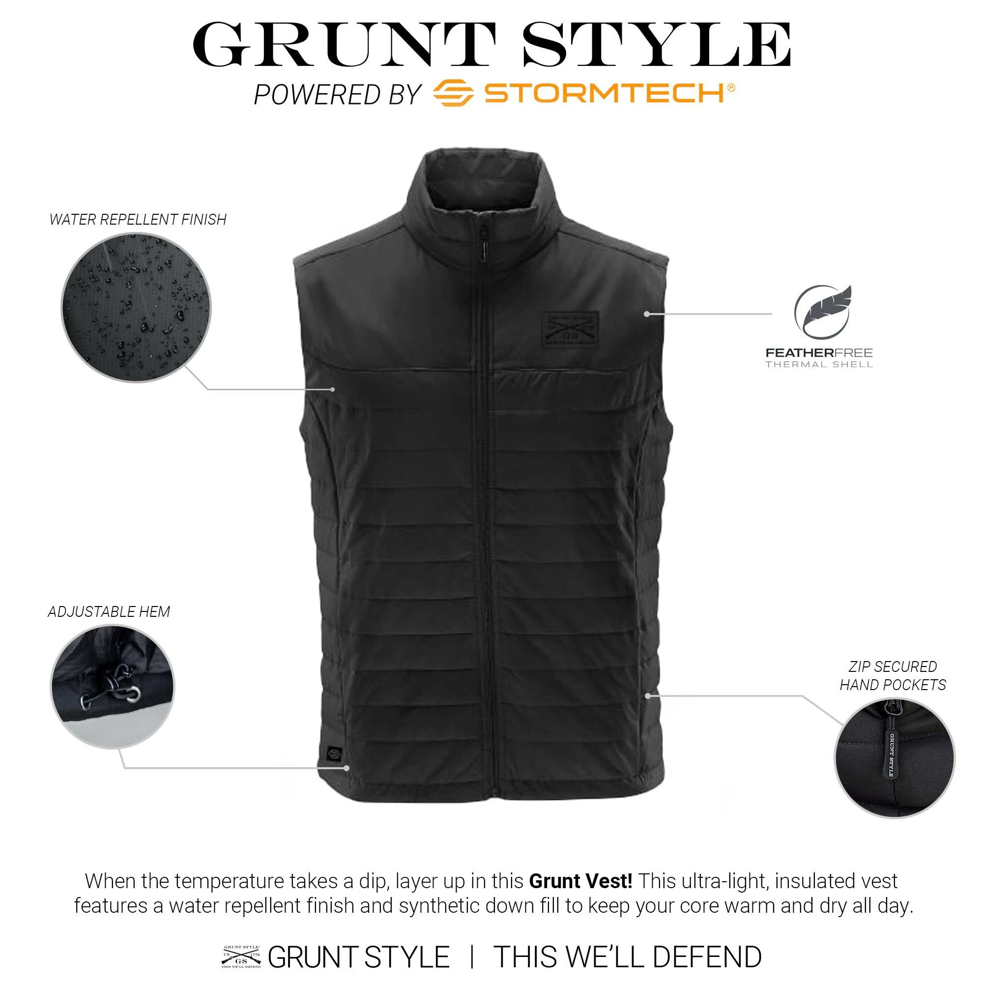 Men's Grunt Vest - Black 6 Men's Grunt Vest - Black - Image 4