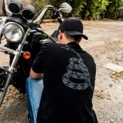 Don't Tread On Me Concealed Gadsden T-Shirt- Black -Daily Clothing Store Poster NO TEXT 2000X2000 ConcealedGadsden 2