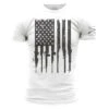Rifle Flag T-Shirt - White -Daily Clothing Store Rifle Flag M WEB READY